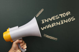 Investor warnings